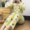 Pijama para Mãe Jovem, Roupas de Casa Casuais Femininas de Manga Longa que Rejuvenescem, Pequenos Conjuntos Finos de Celebridade da Internet Casuais para Primavera, Outono e Verão