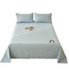 Nuevo Tipo a Algodón Puro Cama Sábanas Pieza Única 100 Algodón Algodón Lavado Algodón de Fibra Larga Dormitorio Niños Edredón Funda de Almohada Juego de Tres Piezas