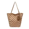 Bolsa de Mano Retro de Lunares para Niños Encanto de Oso Lindo Gran Capacidad Bolso de Mano para Hombro Bolso para Salidas de Niñas