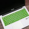 Para película de teclado de 14 pulgadas ASUS R417S F455 teclas de computadora portátil cóncavas y convexas cubierta impermeable A441N