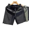 Shorts Casuales Versátiles de Estilo Neutro para Hombre en Verano Tendencia de Moda para Parejas Holgados Shorts tipo Bermuda de Playa para Hombre Negro
