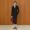 2615109 - Blazer Nanyou de alta gama, corte holgado de encaje de acetato, entallador de cintura, top de mujer otoño/invierno