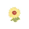 Broche distintivo exquisito color dopamina forma de flor sentido avanzado nicho divertido todo partido pin para ropa sombrero