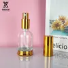 Em estoque frasco base 30ml frasco de óleo essencial frasco de vidro para óleo de massagem sub-frasco cosmético frasco spray