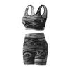 Conjunto de Sutiã Esportivo Europeu e Americano Top Tubo para Treino de Corrida Fitness Roupa Íntima Push-Up Costas Bonitas Conjunto de Colete de Yoga Atacado