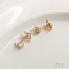 Colgante Cuadrado Estéreo de Cristal de Zirconia Relleno de Oro de 14 Quilates que Conserva el Color Colgante Inteligente Pendientes DIY Colgante de Joyería para Collar
