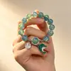 Pulseira Princesa Fofa Cor de Doce para Melhores Amigas, Pulseiras de Contas para Crianças, Doce e Sofisticada, Bijuterias Versáteis para Barracas