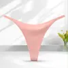 Tanga sexy de seda de hielo sin costuras transfronterizo europeo y americano de Amazon para mujer, de tiro bajo, invisible, levanta glúteos, bikini