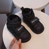 Zapatos de Niño Botas de Nieve Invierno Niñas Nuevos Zapatos para Niños Forrados de Felpa Botas de Algodón Impermeables Antideslizantes Zapatos de Algodón Grandes