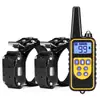 Dispositivo de Entrenamiento para Perros, Dispositivo Anti-Ladrido, Recargable, Impermeable, Anti-Ladrido, Control Remoto de Larga Distancia de 800 m, Collares de Descarga Eléctrica para Mascotas, Transfronterizo