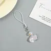Cuerda para Teléfono Móvil Nueva Transfronteriza Lindo Dibujo Animado Transparente Animal Insecto Cabeza de Gato Colgante para Bolsa de Auriculares Regalo Colgante para Llaves