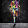 Nuevos Productos Europeos y Americanos de Halloween 2025, Disfraces de una Pieza Cosplay para Adultos con Estampado Digital 3D
