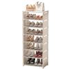 Sapateira simples porta doméstica grande capacidade econômica caixa de sapatos dormitório interior multi-camada armário de armazenamento artefato