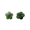 Pendente de Flor de Ameixa de Cristal de Furo Único 14mm para Colar DIY Contas de Vidro Contas Soltas Joias Acessórios para Artesanato em Roupas