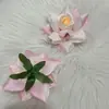 Cabezas de Flores de Rosa Artificial de Alta Gama con Bordes Rizados para Decoración de Paredes de Flores de Boda, Boutonnières de Flores Artificiales, Decoraciones Florales para Arcos, Venta Directa del Fabricante