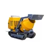 Exportado a Rusia: Máquina auto-propulsada de mezcla y transporte todo en uno HT750, tanque de mezcla de orugas para ingeniería de construcción