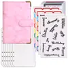 Amazon Transfronterizo Planificador A6 Cuaderno de Hojas Sueltas Libro de Presupuesto Libro de Ahorro de Dinero Libro de Contabilidad de Efectivo de Cuero PU En Stock