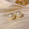 Pendientes de perlas barrocas retro francesas para mujer, ligeros, de lujo, de alta calidad, de nicho, de aleación popular s925