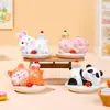 Adornos de Pastel de Crema de Animales Lindos para Escritorio Artesanías de Resina Curativas Decoraciones para Estación de Trabajo de Oficina Venta al por Mayor