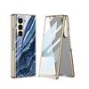 Funda para Teléfono Móvil Amazon para Samsung z fold6 Funda Protectora de Mármol Plegable Unisex Personalizada Resistente a Caídas