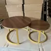 Mesa de centro pequeña transfronteriza personalizada, Balcón de apartamento pequeño, Sala de estar para tomar el té, Mesa redonda pequeña, Mesa de centro retráctil multifuncional simple