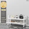 Carrinho Organizador de Armazenamento Branco com Rodas Cozinha Banheiro Organizador de Utensílios Economizador de Espaço Prático Portátil