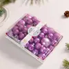 Decoraciones Navideñas Transfronterizas Colgantes de Bolas Navideñas 42 Colgantes de Escena Navideña Colgantes de Caja de Árbol de Navidad