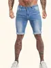 Shorts de Mezclilla Rusos Ozon para Hombre Estilo Nuevo Casual Elásticos de Longitud Media para Hombre Rectos de Moda Mezclilla