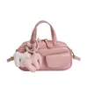 Bolso cruzado minimalista de diseño exclusivo para mujer, estilo coreano, bolso de hombro moderno y versátil, bolso de mano para el día a día de piel sintética suave texturizada