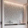 Serie Hoja de Plátano Meisa Paneles Flexibles de Porcelana Blanda Nuevo Tipo de Material de Piedra Blanda para Paneles de Revestimiento de Paredes Interiores y Exteriores de Hoteles, Casas de Huéspedes y Tiendas
