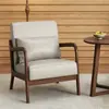 Silla sofá de madera maciza nórdica para balcón, ocio, cafetería famosa en internet, hotel, casa de huéspedes, recepción y juego de mesa y sillas para reuniones