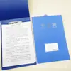 Carpeta de Archivo Vertical A4 Hongfa, Carpeta de Archivo de Plástico con Apertura Superior, Carpeta de Archivo Vertical A4 con Clip Único y Agujero para Colgar