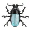 Nuevo broche de insecto de joyería de comercio exterior europeo y americano, broche de escarabajo, hebilla de pin, broche tianniu en stock, venta al por mayor
