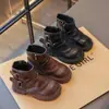 Botines Cortos para Niñas 2025 Primavera y Otoño Nuevo Estilo Coreano Estilo Princesa para Niños Cómodos y Versátiles Suela Suave Antideslizante Botas Populares
