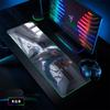 Pad de Mouse Luminoso RGB Popular al por Mayor del Fabricante, Alfombrilla Antideslizante de Escritorio para Computadora de Oficina de Alto Valor, Mouse y Teclado