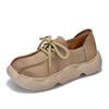 [Precio del Evento 118] Zapatos de Mujer Ligeros con Plataforma y Cordones de Piel Suave, Nuevos Versátiles de Alta Calidad, Modernos