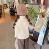 [en stock suéter de cuello alto para niñas otoño e invierno 2025 nueva ropa para niños con forro polar suéter de invierno para bebé con forro polar para niños