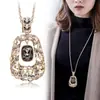 Cadena de Suéter Moderna y Versátil para Mujer, Collar Largo de Alto Nivel para Otoño e Invierno, Elegante Accesorio de Vestir de Lujo Ligero