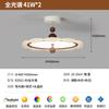 Luminária de Teto para Quarto Estilo Meio do Século Francês Grão de Madeira Quarto Principal Estilo Creme Proteção para os Olhos Espectro Total Restaurante Lâmpadas Lâmpadas