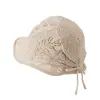 Chapéu de Pescador de Tricô Vazado para Mulheres, Chapéu de Sol Respirável para o Verão, Estilo Japonês, Emagrecimento Facial, Chapéu de Sol Dobrável, Chapéu Bucket Versátil