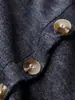 El nuevo cárdigan de punto de lana de estilo casual de otoño e invierno de ES es adelgazante, moderno y agradable para la piel