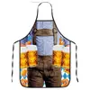 Venda Quente na Amazon Roupas para Festa Oktoberfest Heartome Suprimentos Avental de Cozinha Familiar Bávaro