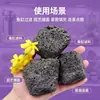 Suministro exclusivo transfronterizo de gránulos de piedra volcánica negra para paisajismo de jardines, pavimentación con piedra volcánica, sustrato para suculentas y orquídeas, y material filtrante para acuarios