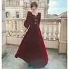 Vestido Elegante de Alta Gama para Brindis de Novia 2026 Nuevo Primavera Color Sólido Diario Compromiso Regreso a Casa Banquete de Agradecimiento Vestido para Mujer