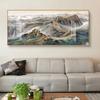 Novo estilo chinês Empresa Escritório Estudo Paisagem Pintura Hongyun Dangtou Pintura Suspensa Pintura Mural Pintura do Salão Médio Sala de Estar