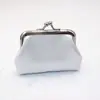 Suministro Transfronterizo Bolsa con Pinza de 3 Pulgadas Color Sólido Hebilla de Tela Billetera para Monedas Mini Bolsa para Monedas Bolsa para Joyas