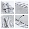 Chaqueta cárdigan holgada de retazos de imitación de dos piezas a rayas para hombre, nuevo estilo de primavera con cuello de camisa, chaqueta fina casual para mujer