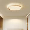 Luminária de Teto Gipsofila, Luminária de Quarto com Proteção para os Olhos, Cor de Madeira, Criativa, de Alto Padrão, Personalizada, Luminária de Quarto Artística, Quente e Romântica