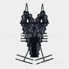 2022 nuevo AliExpress Europa y Estados Unidos explosiones superventas sexy body de tirantes encaje tentación perspectiva lencería sexy mujer