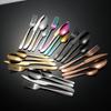 Cross-border High-grade Star Diamond Aço Inoxidável Conjunto de 24 peças Hotel Household Knife, Garfo e Colher Steak Knife Western Tableware Set
